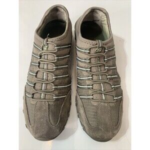 Skechers Womens  Size 9 Gray Slip On Sneakers Athletic Casual Walking 21153
